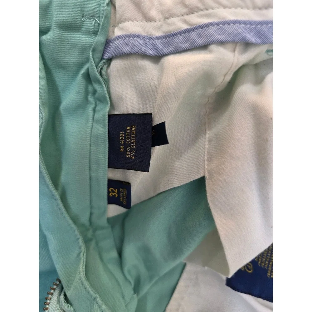 Polo Ralph Lauren Mens 32 Stretch Classic Fit Chino Shorts Seafoam Green Mint‎